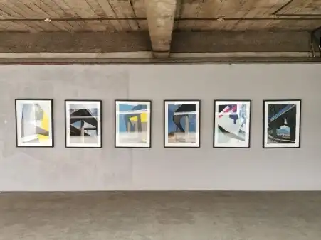 Karen Stewart, Ed Suter, Fly-overs and Drive-bys, installation view, Lagos Biennial 2019