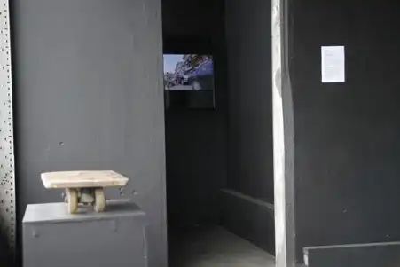 Karl Ohiri, Rolling Footage, detail, Lagos Biennial 2019