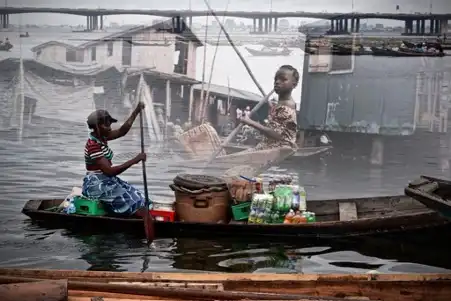 Somi Nwandu, Makoko Loko- Life on The Water, detail, courtesy of the artist 2019